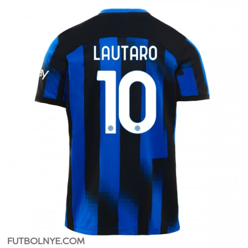 Camiseta Inter Milan Lautaro Martinez #10 Primera Equipación 2023-24 manga corta